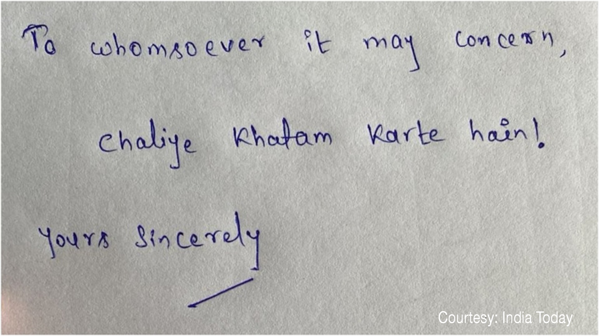 On Twitter, YouTube India posted a short and amusing resignation letter